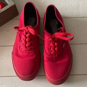 Vans Bright red